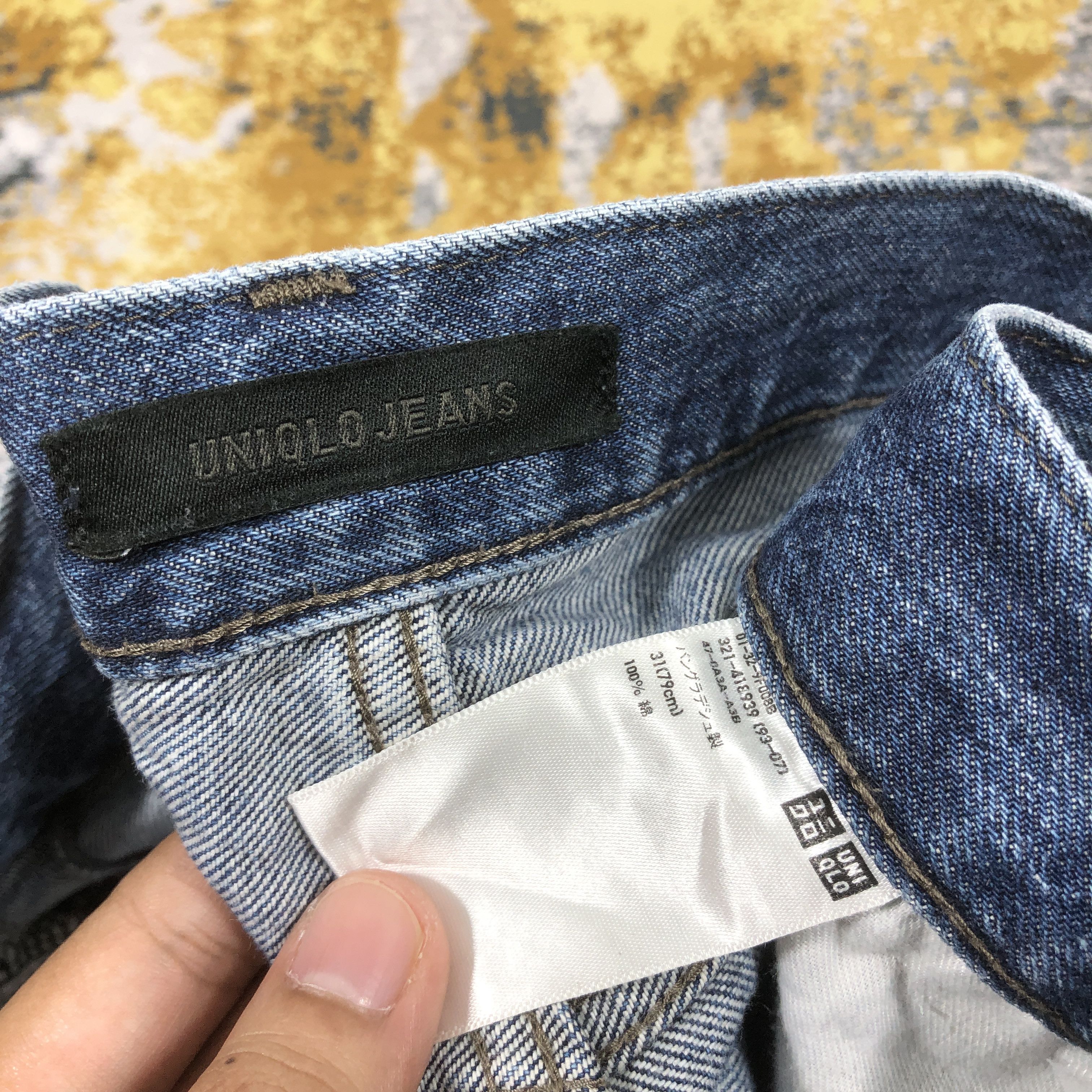 Uniqlo × Vintage Uniqlo Jeans Light Blue Wash Denim 33 x 29.5 L1284 Size US 33 - 9 Thumbnail