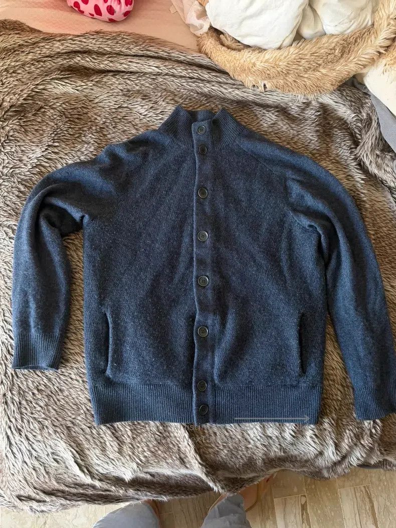 Loro Piana Loro Piana Pure Cashmere Sweater Cardigan Size US L / EU 52-54 / 3 - 3 Thumbnail
