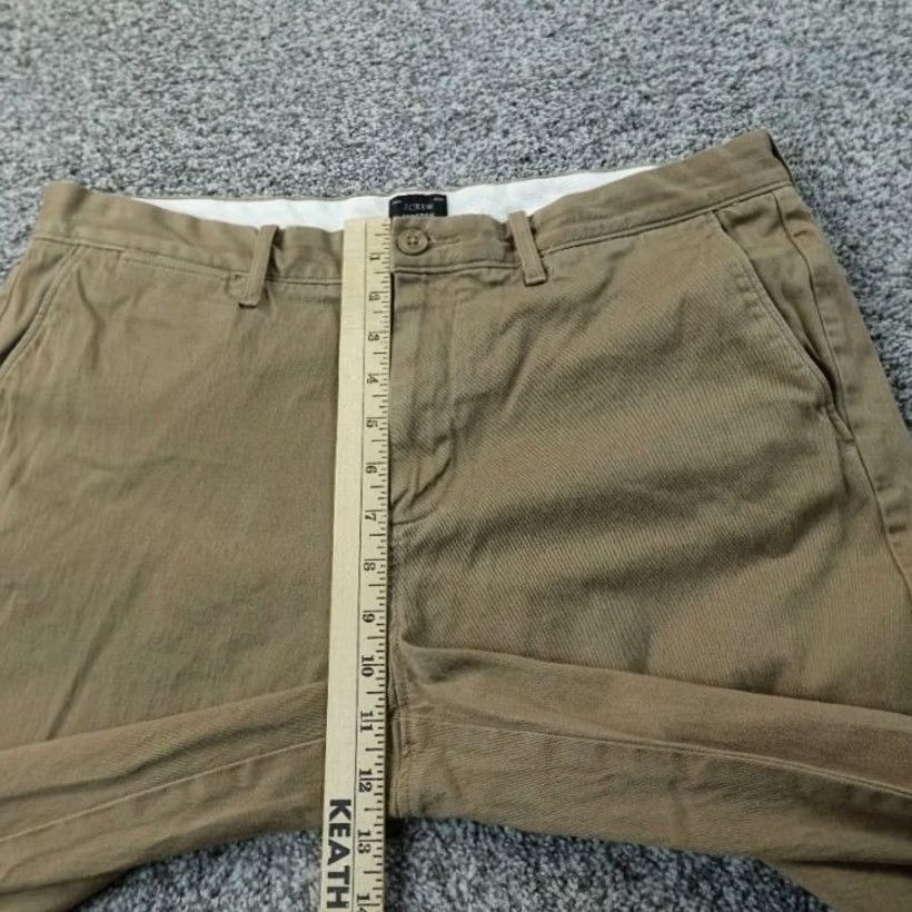 J.Crew J.Crew Pants Mens 34X32 Beige Chino Flat Front Stretch Pockets Straight Casual Business 770 Staight Size US 34 / EU 50 - 4 Thumbnail