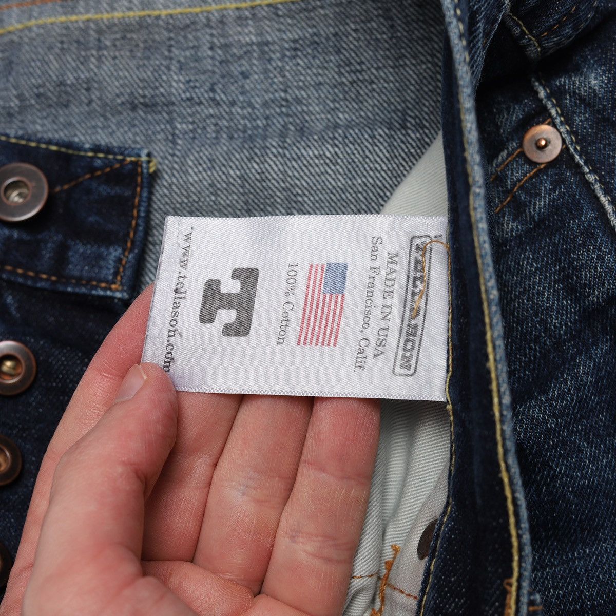 Tellason Tellason made in USA Selvedge Denim Jeans Pants slim tapered Size US 32 / EU 48 - 12 Thumbnail