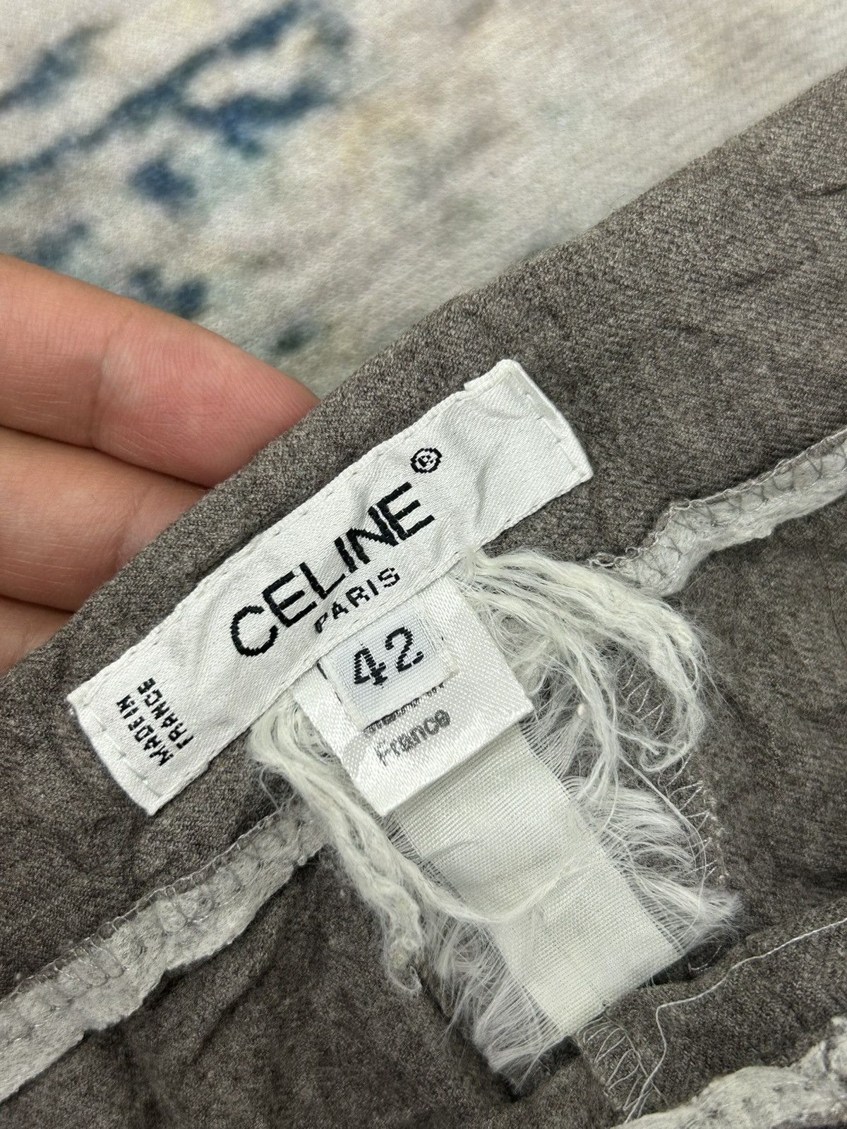 Celine Celine Paris Baggy Wide Leg Pants Size 30" / US 8 / IT 44 - 5 Thumbnail