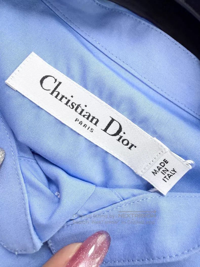 Dior Dior Embroidered little bee long-sleeved shirt Size XS / US 0-2 / IT 36-38 - 6 Thumbnail