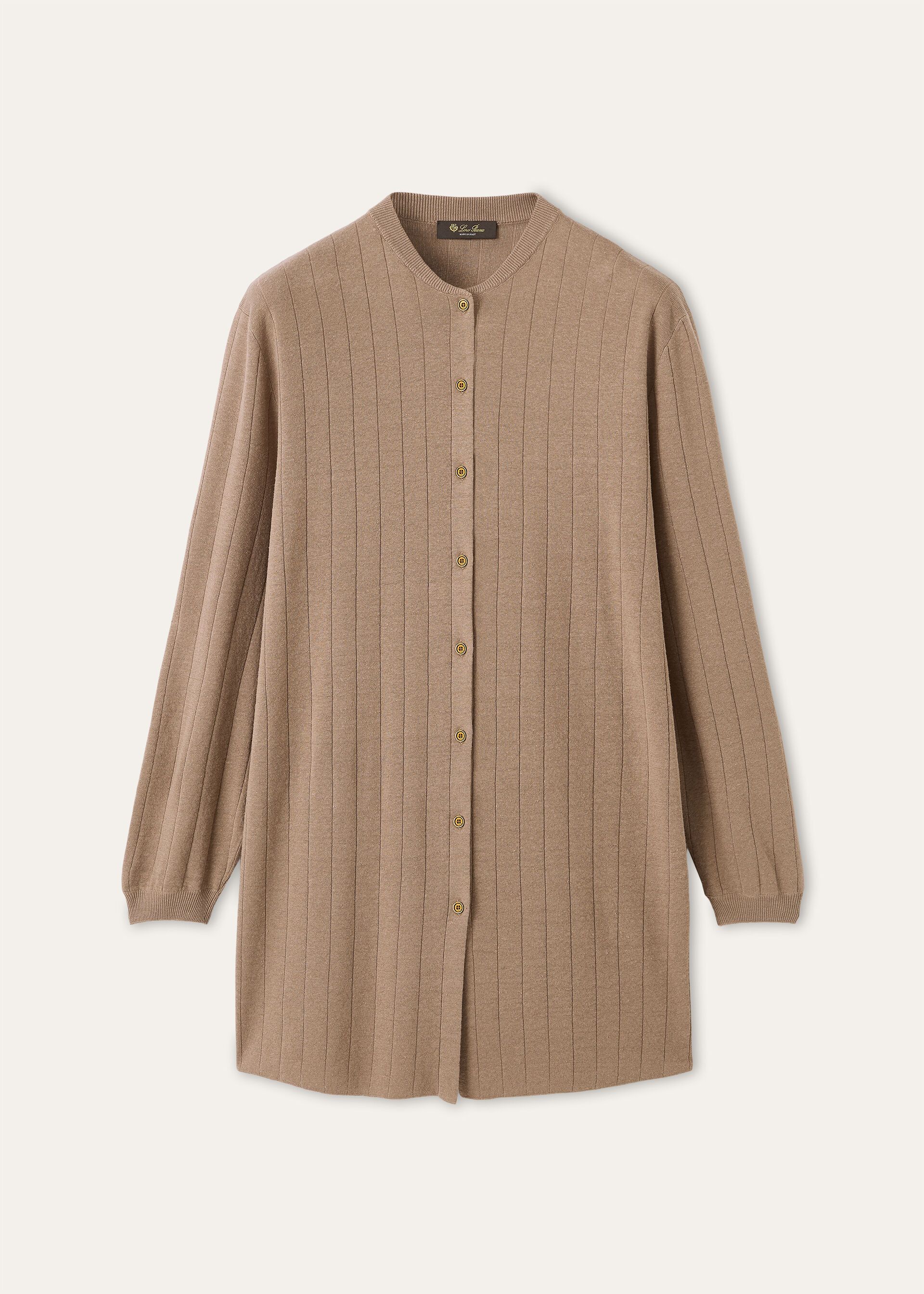 Loro Piana os11x0326 FAQ4551 Tamarind Shirt in Dried Tobacco Size S / US 4 / IT 40 - 1 Thumbnail