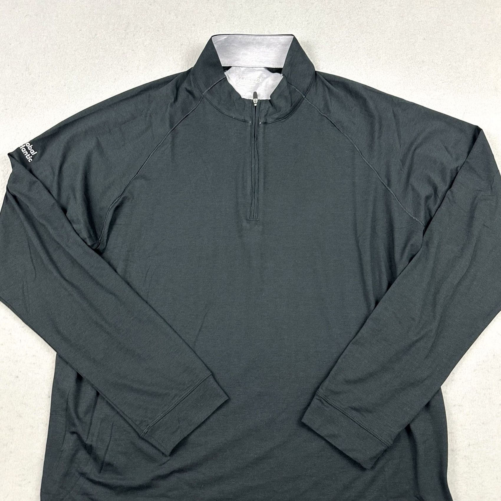 johnnie-O Johnnie-O Sweater Mens Large Black 1/4 Zip Lightweight Performance Sun Protection Size US L / EU 52-54 / 3 - 2 Thumbnail