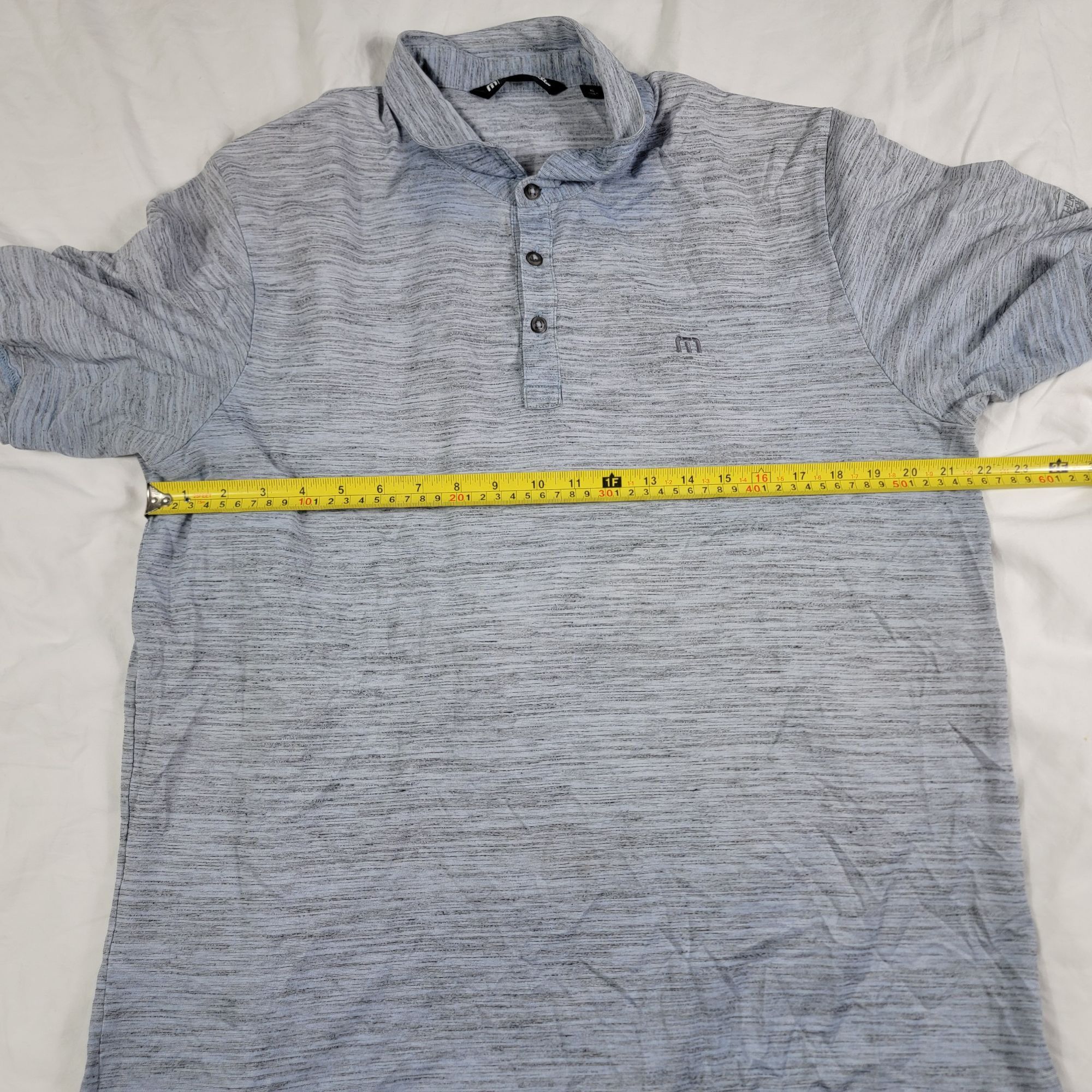 TravisMathew Travis Mathew Mens XL Gray Tueras Creek Golf Club Polo Shirt Size US XL / EU 56 / 4 - 6 Thumbnail