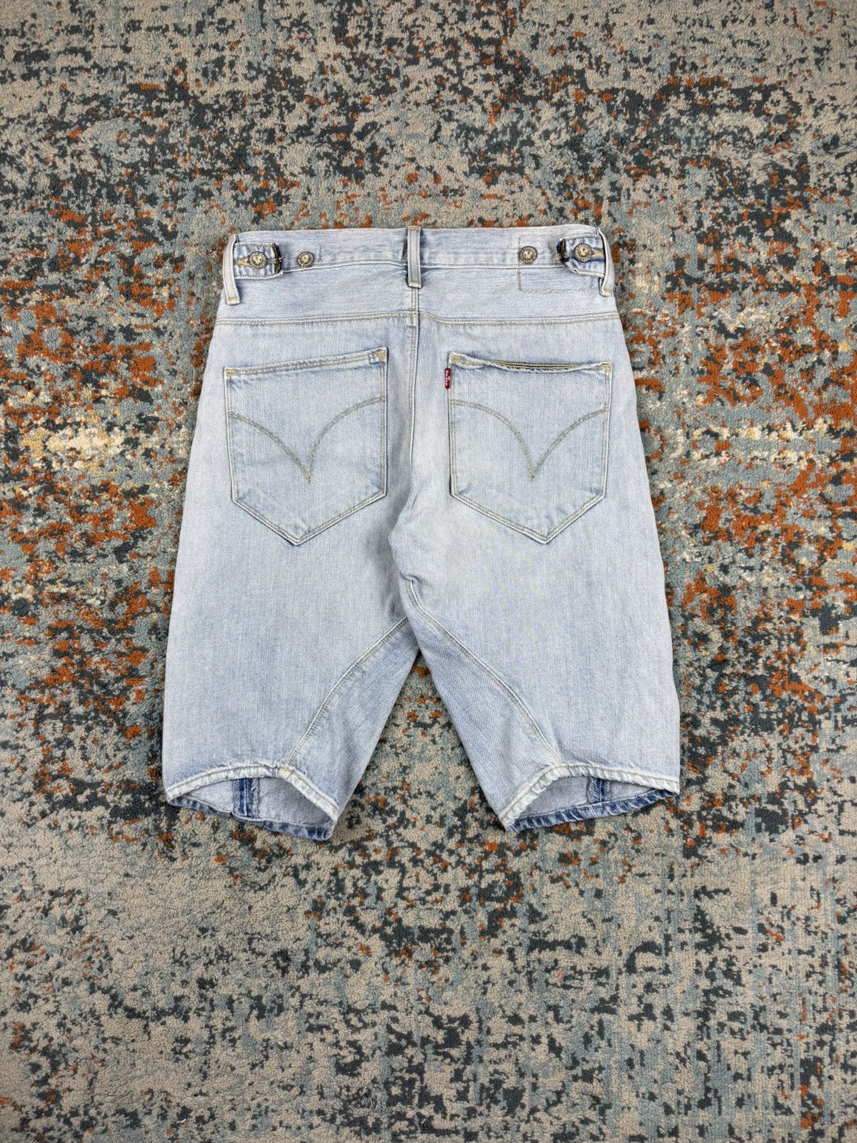 Levi's Vintage 2000s Levis Engineered jeans twisted shorts washed Size US 28 / EU 44 - 1 Thumbnail
