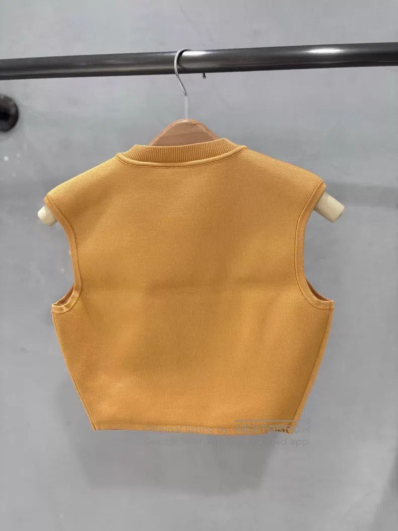 Hermes Hermes Sleeveless short bodycon vest Size XXS / US 00 / IT 34 - 2 Thumbnail