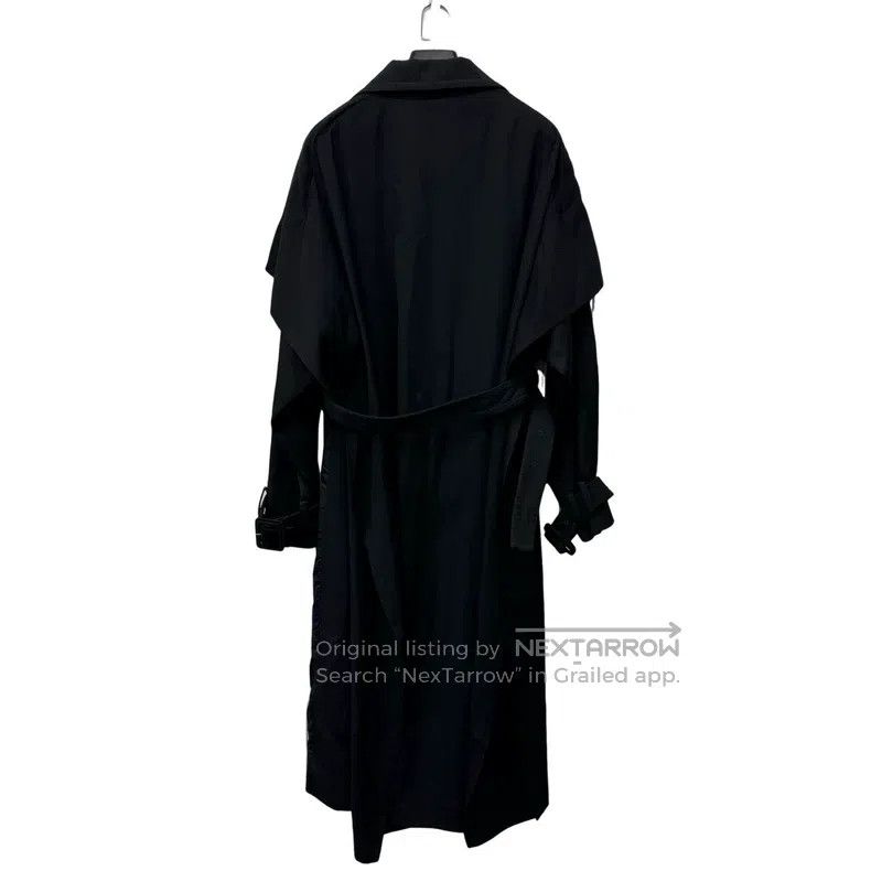 Valentino Valentino Black breasted trench coat Size M / US 6-8 / IT 42-44 - 2 Thumbnail