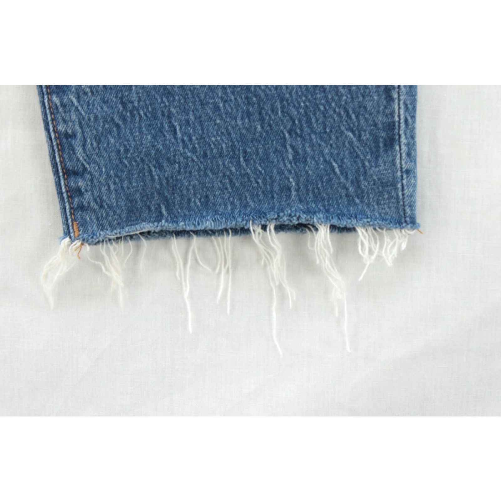 Madewell Madewell Jean Button Fly High Rise Distressed Medium Wash Womens Size 34 Size 24" / US 00 / IT 34 - 4 Thumbnail