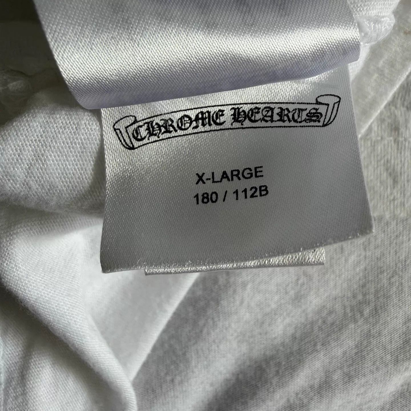 Chrome Hearts Chrome Hearts White Color Sanskrit Back Phantom Cross LS XL Size US XL / EU 56 / 4 - 5 Thumbnail
