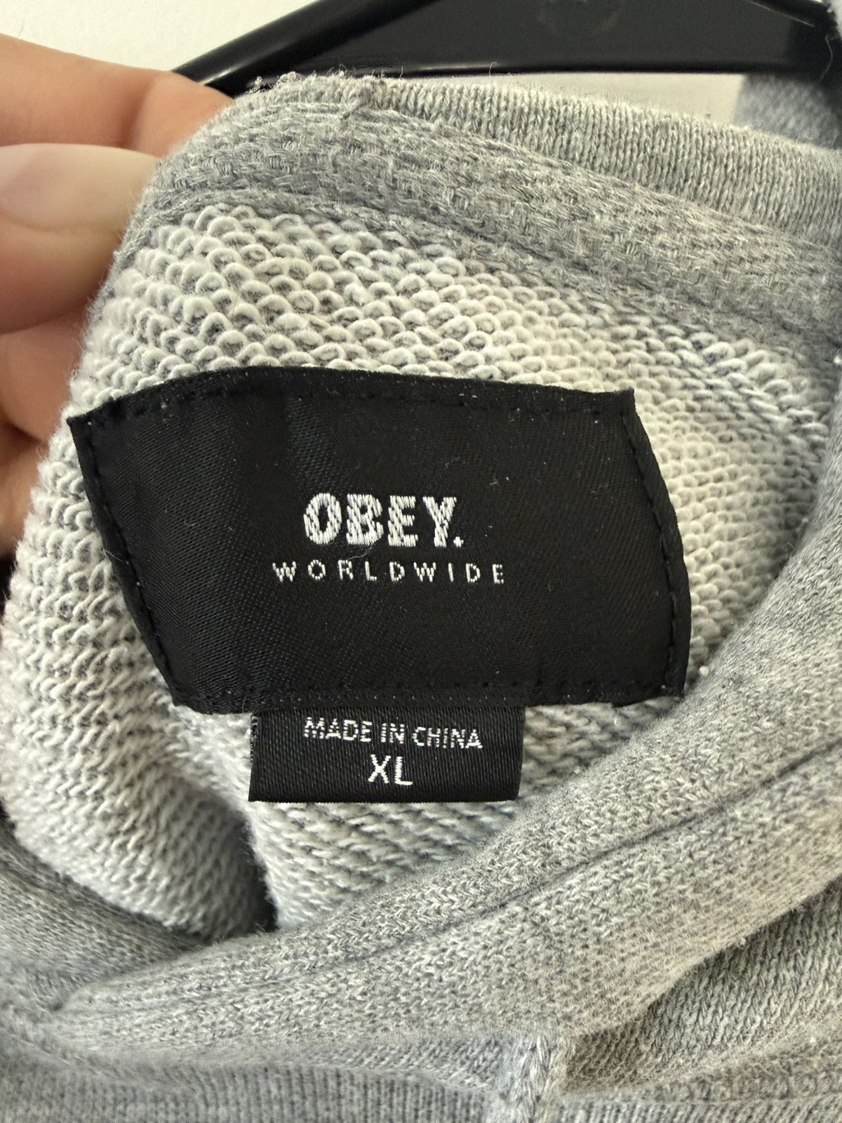 Obey Obey Acronym Hoodie Size US XL / EU 56 / 4 - 4 Thumbnail