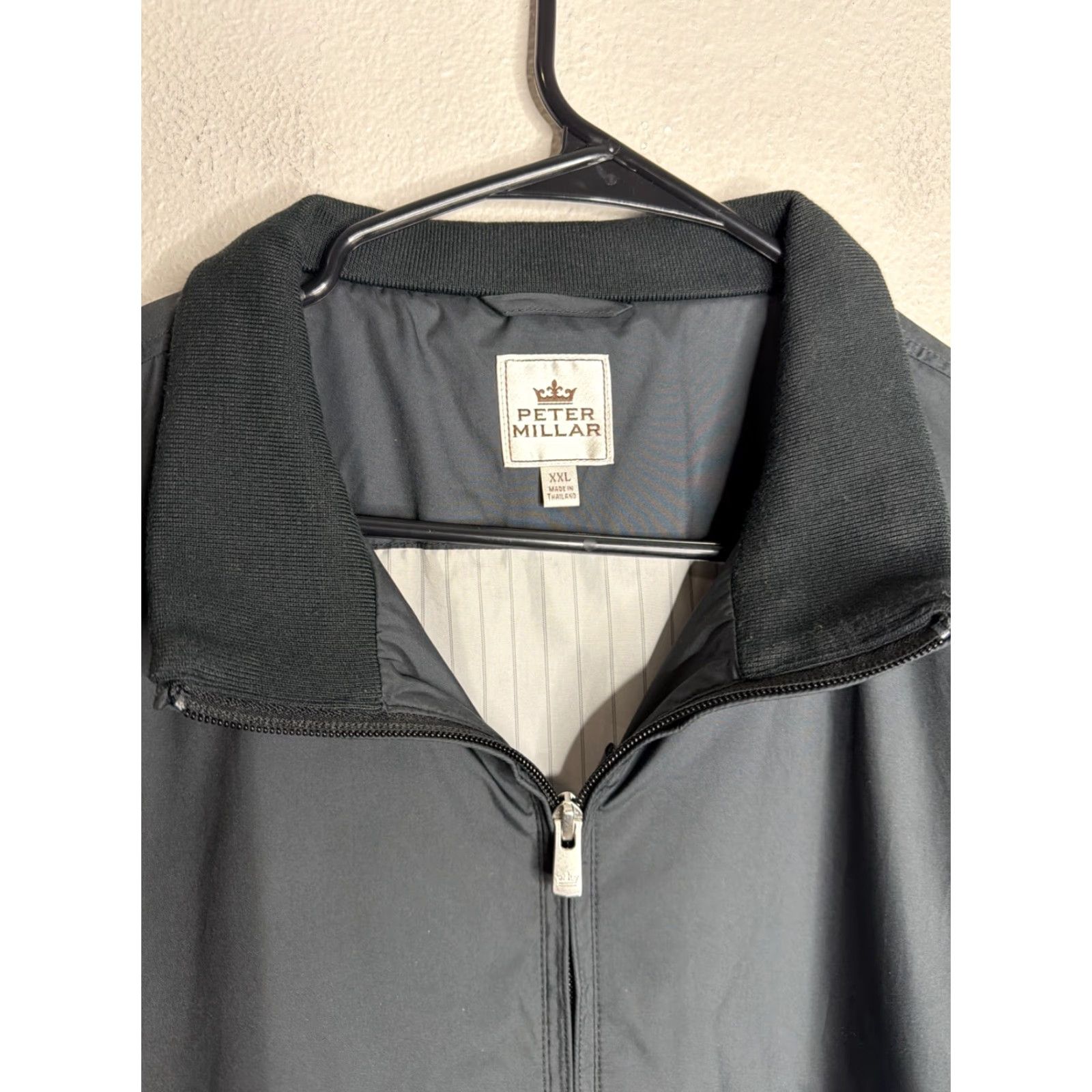 Peter Millar Peter Millar Merion Jacket Men’s XXL Lightweight Packable Golf Windbreaker Black Size US XXL / EU 58 / 5 - 3 Thumbnail