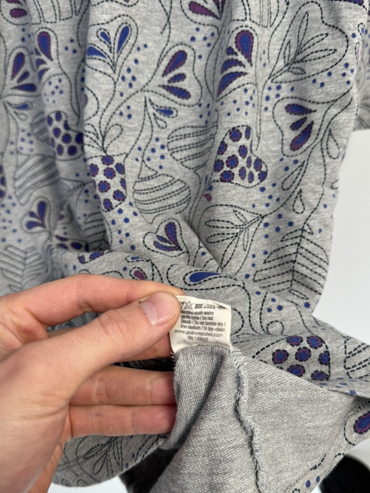 Gudrun Sjoden Gudrun Sjoden Dress Half Zip Front Long sleeve Patterned Size XL / US 12-14 / IT 48-50 - 12 Thumbnail