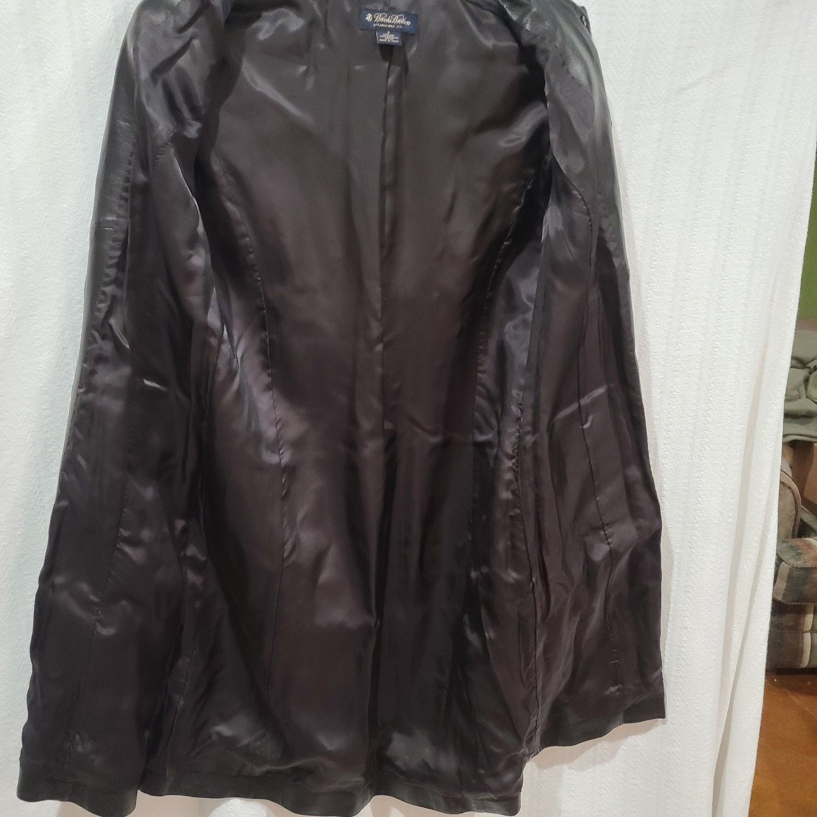 Brooks Brothers Brooks Brothers Vintage Women’s Black Leather Coat Size 8 Size M / US 6-8 / IT 42-44 - 10 Thumbnail