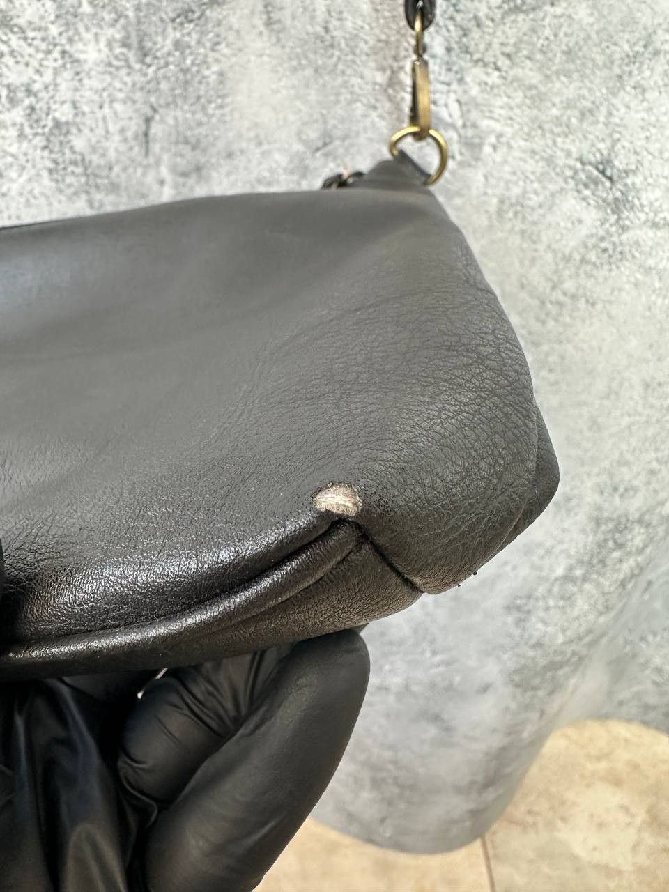 Leather Mulberry Black Leather Crossbody Bag with Brass Hardware Size ONE SIZE - 18 Thumbnail