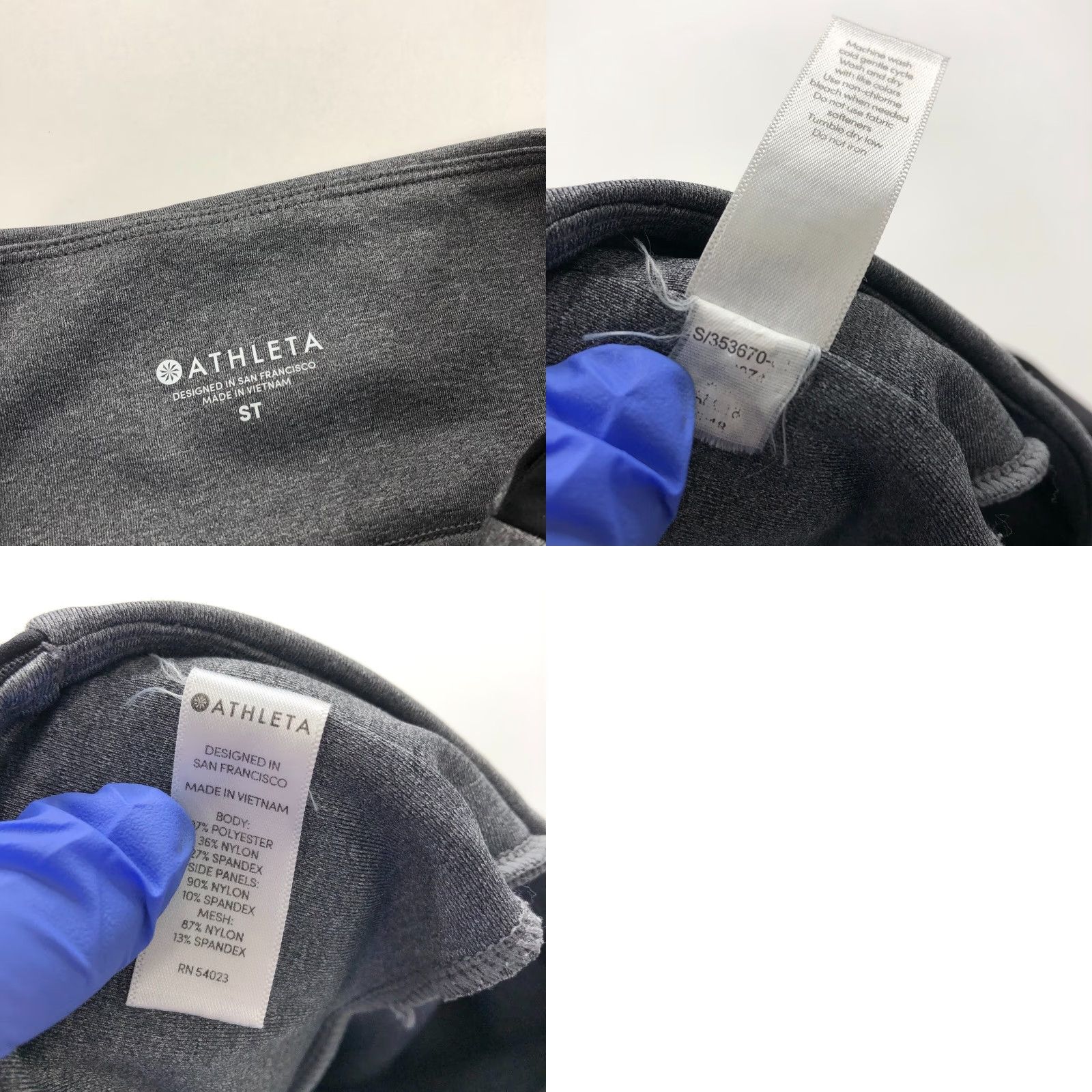 Athleta Athleta Essex Hybrid Tight ST TALL Gray MINT 353670 Sports Athleisure Pants 27W 31L Girls Womens Boys Mens Size 27" / US 4 / IT 40 - 8 Thumbnail