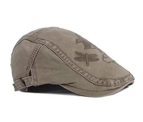High Sport × Japanese Brand Y2k embroidery lotus berets hat cap beanie Size ONE SIZE - 2 Thumbnail