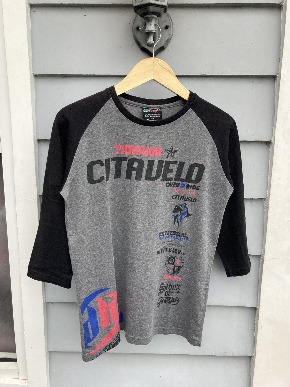 Japanese Brand × Vintage Japanese Raglan Poem Vintage Streetwear Size US M / EU 48-50 / 2 - 1 Thumbnail