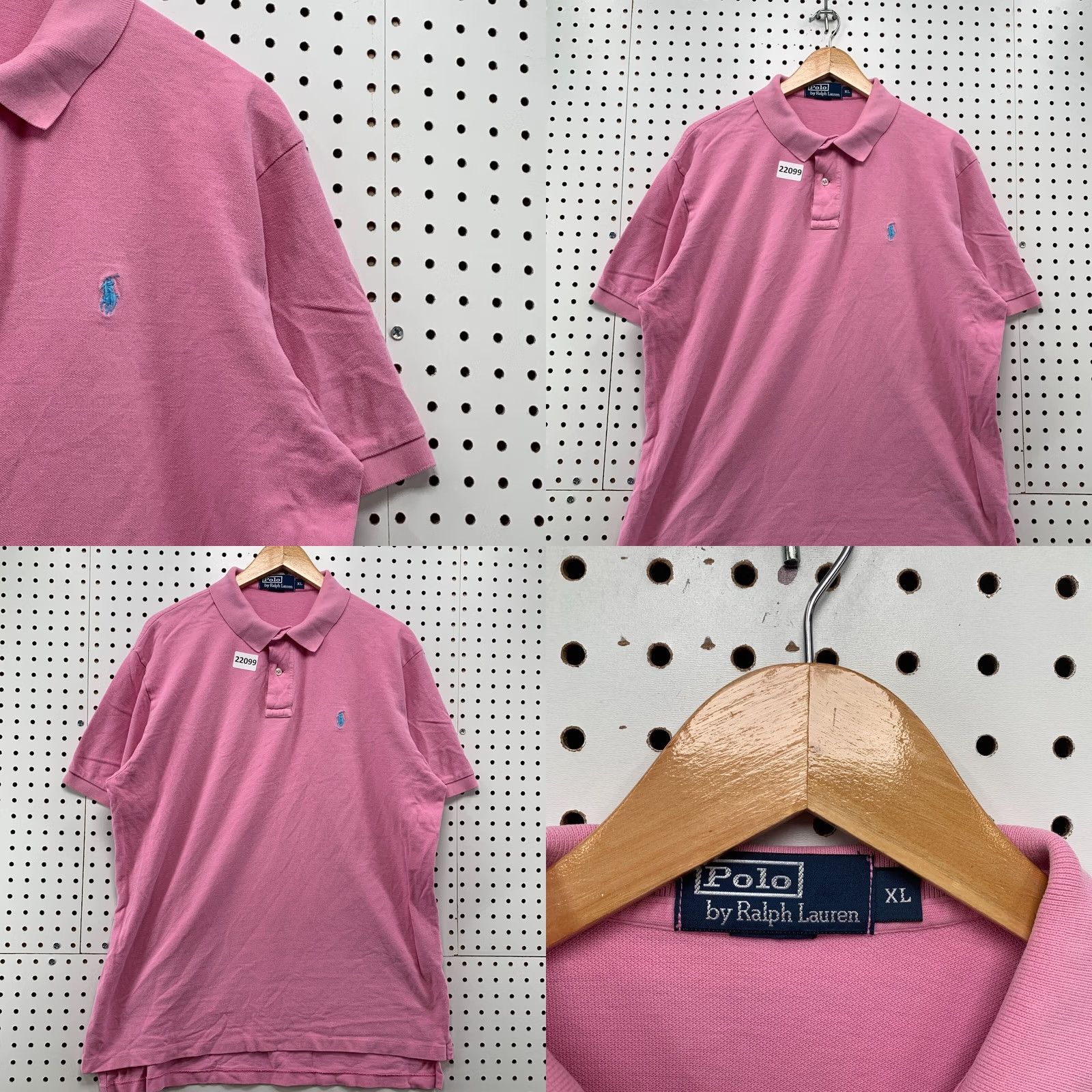 Polo Ralph Lauren Polo Ralph Lauren Polo Shirt Pink Blue Pony Short Sleeve Men Mens XL Size US XL / EU 56 / 4 - 8 Thumbnail