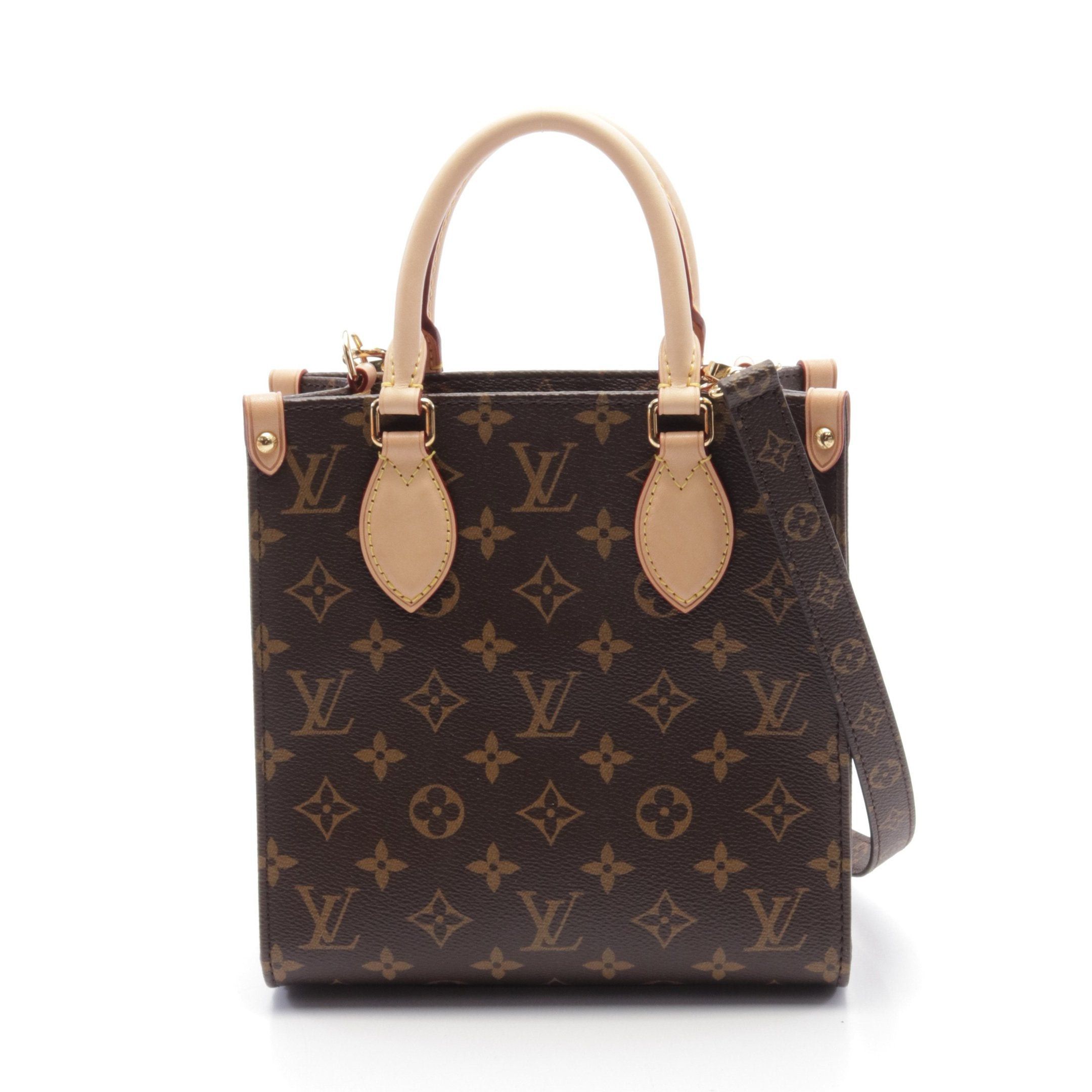Louis Vuitton Louis Vuitton Sacpla Bb Monogram Handbag Leather Brown Size ONE SIZE - 1 Thumbnail