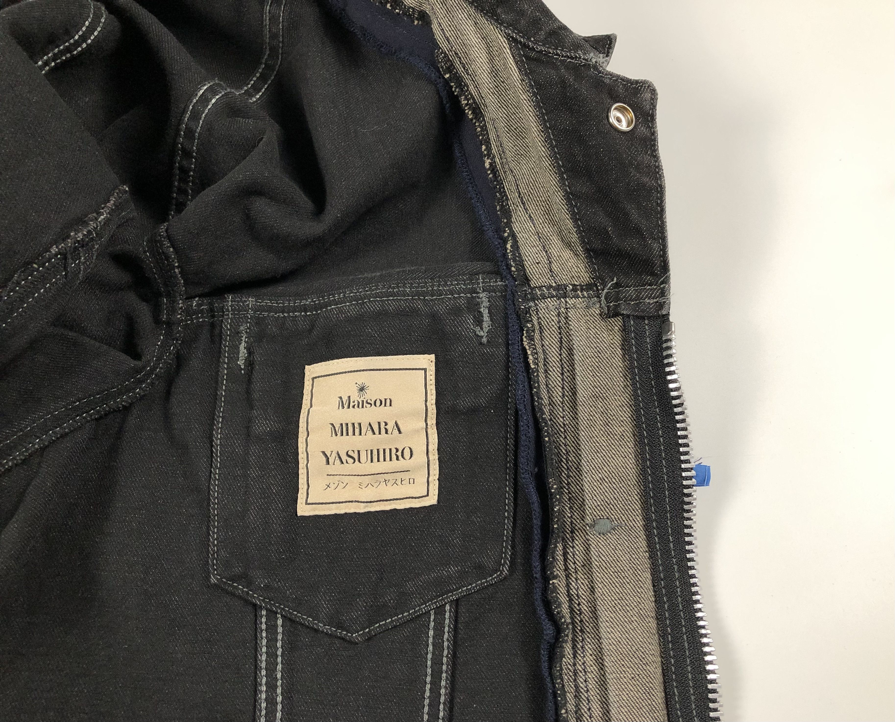 Maison MIHARA YASUHIRO Maison Mihara Yasuhiro Triple Layered Denim Jacket Size US M / EU 48-50 / 2 - 9 Thumbnail