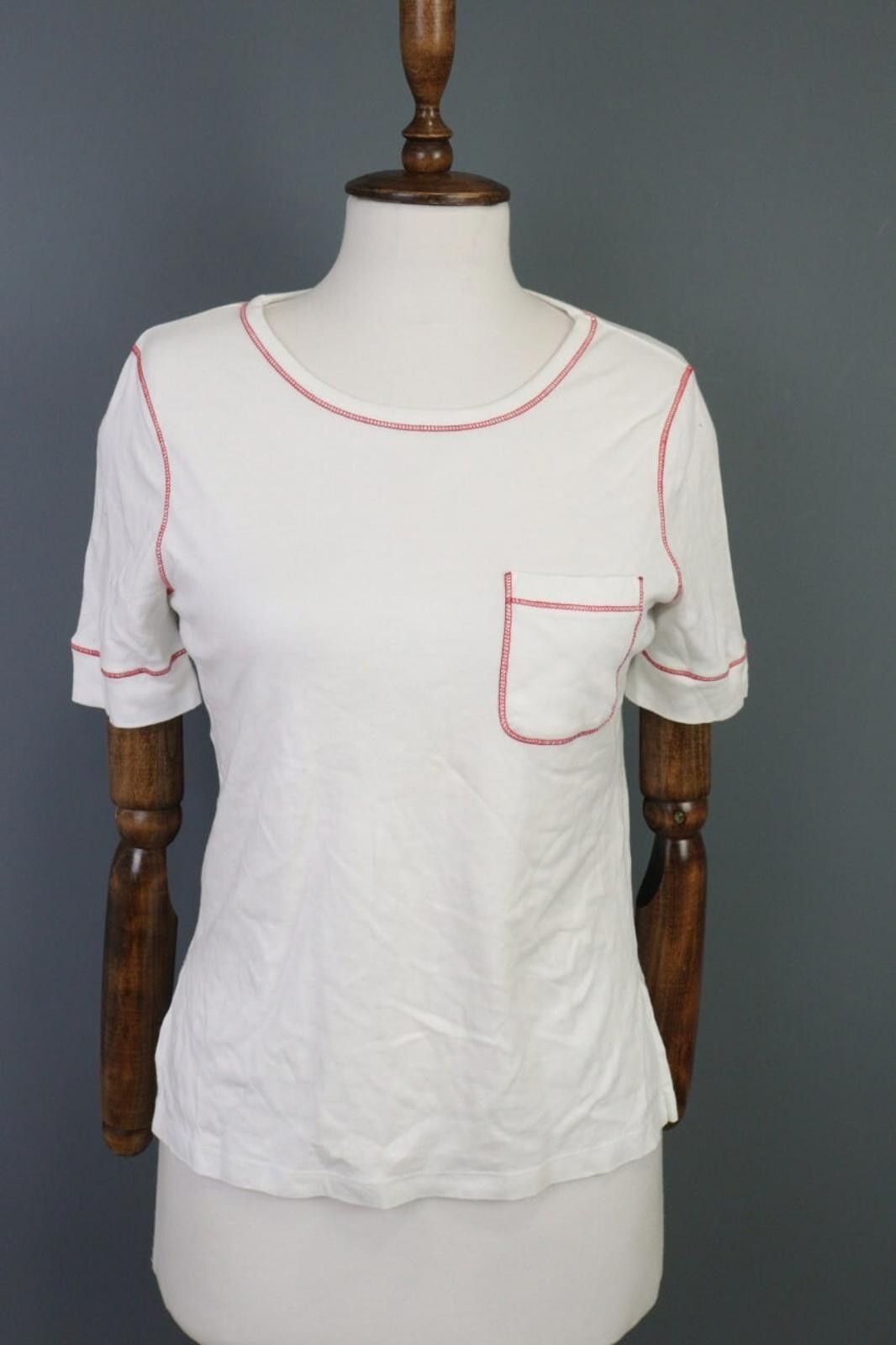 Designer Me+Em White Relaxed Top Blouse Sweater Size 8 Size M / US 6-8 / IT 42-44 - 1 Thumbnail