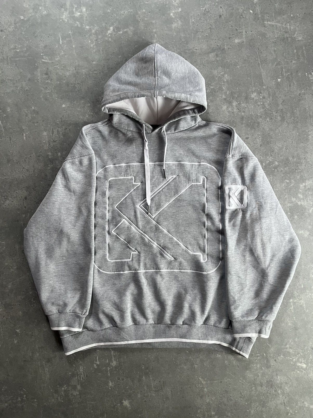 Karl Kani Karl Kani Big K Logo Baggy Grey Hoodie XL XXL Boxy Rare Size US XL / EU 56 / 4 - 1 Thumbnail