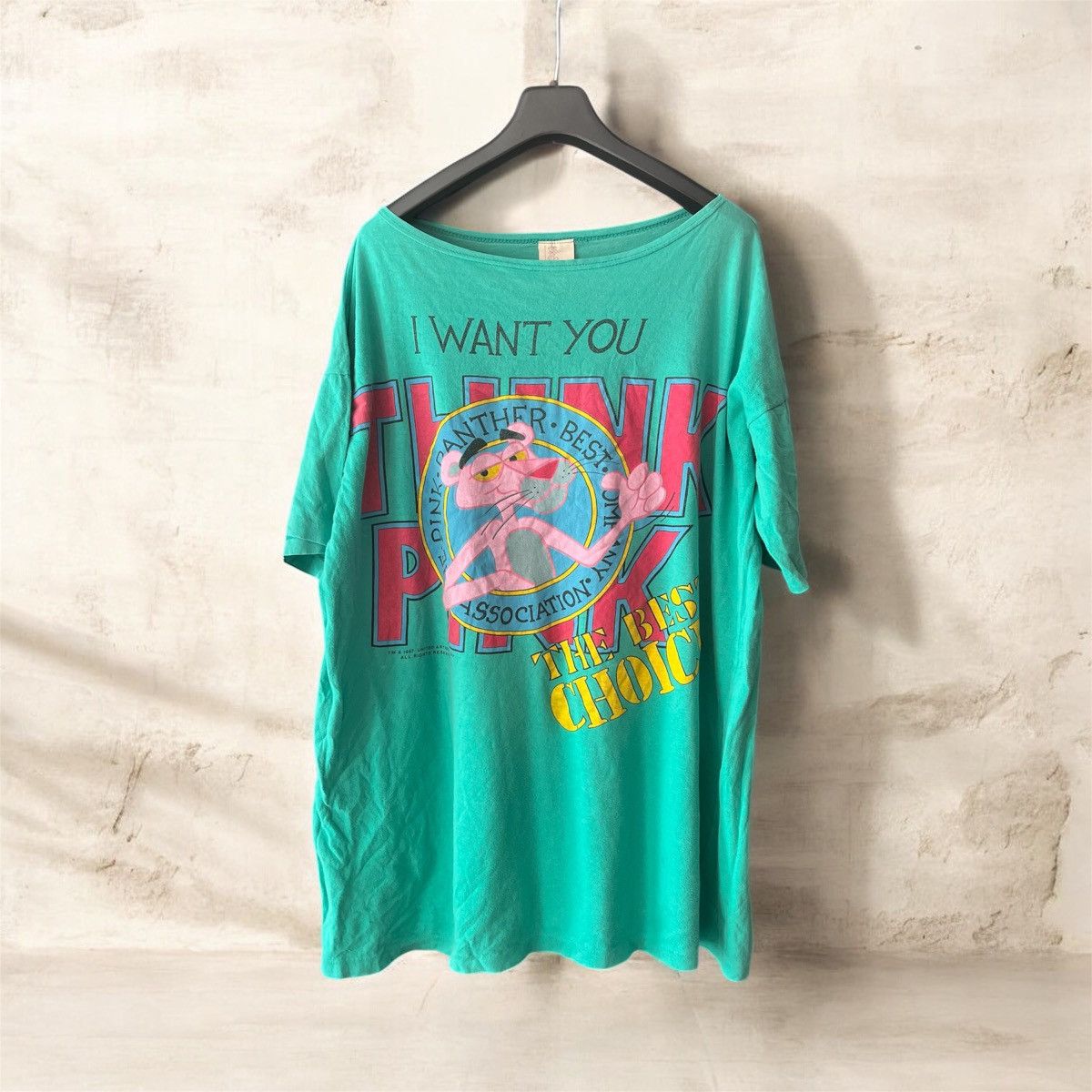 Vintage VINTAGE 1987 PINK PANTHER TSHIRT Size US L / EU 52-54 / 3 - 1 Thumbnail