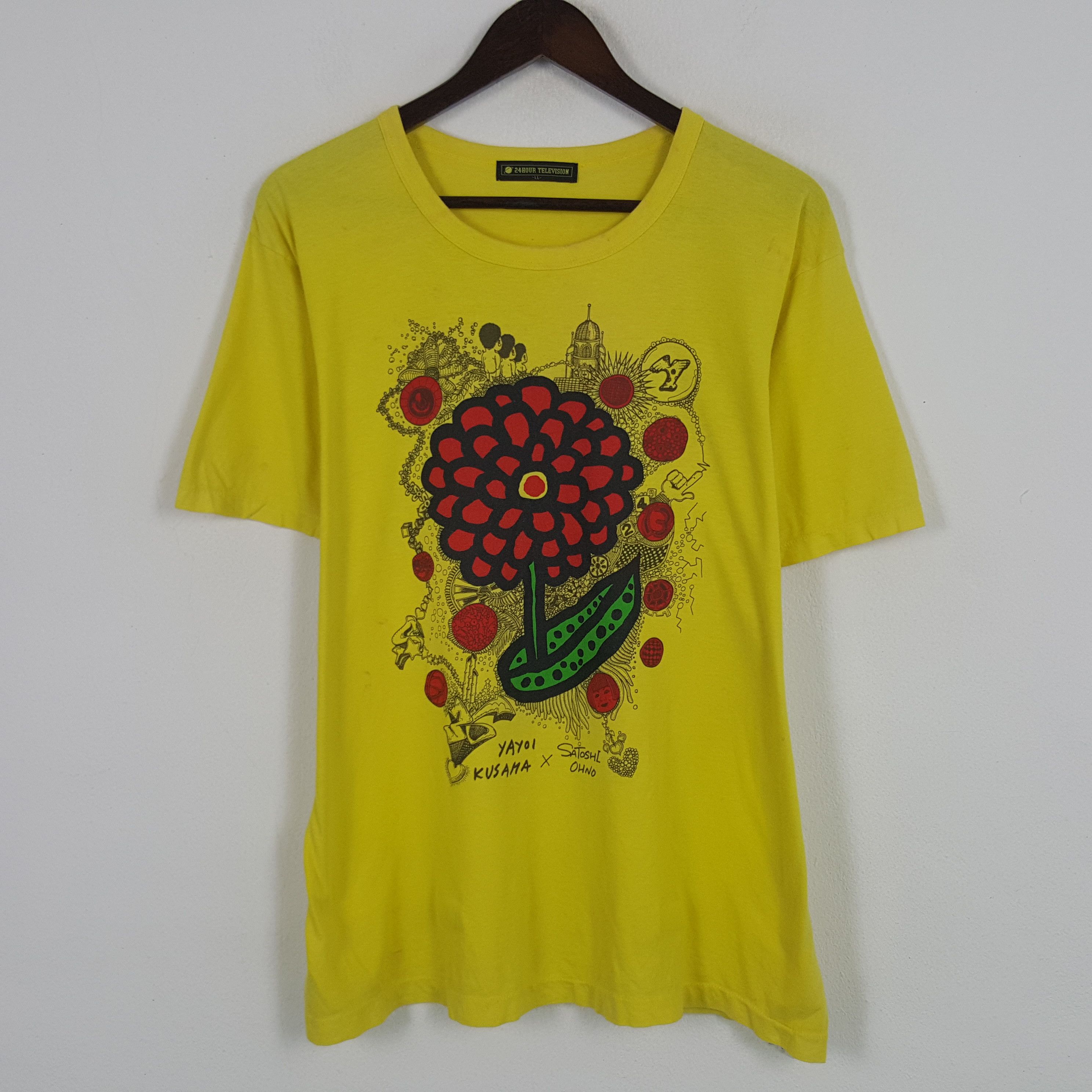 Japanese Brand × Vintage Vintage 24 Hours Television Love Forever Tshirt Size US XL / EU 56 / 4 - 1 Thumbnail