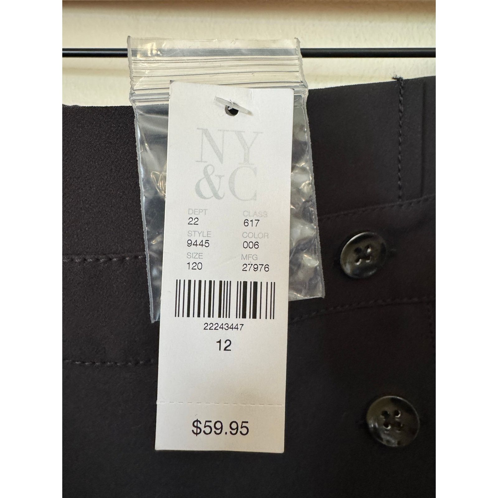 Other NWT NY & Co 7th Avenue Pencil Skirt Black Size 12 Size 34" / US 12 / IT 48 - 2 Thumbnail