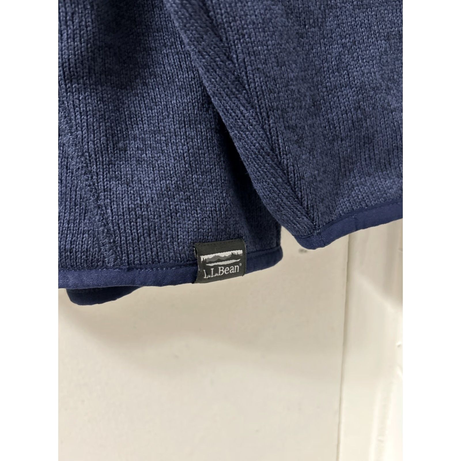 Vintage L.L. Bean Sweater Fleece Jacket Womens XL Navy Blue Full Zip Coat Logo 502383 Regular Jacket Outdoorsman Style Mens? Size XL / US 12-14 / IT 48-50 - 7 Thumbnail