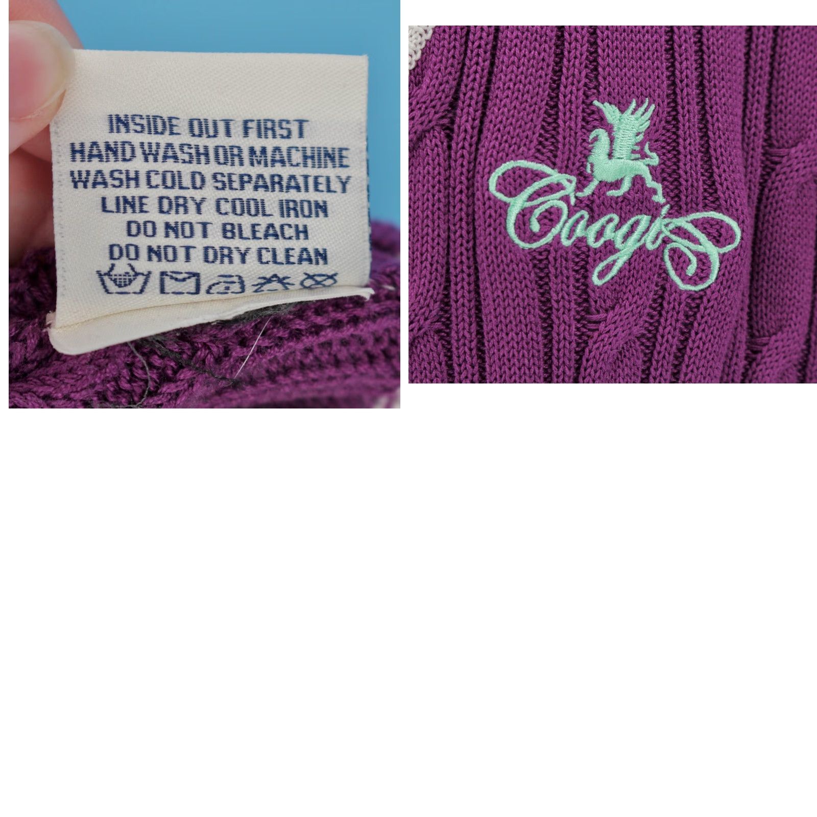 Coogi VTG Coogi Sweater Shirt 2XL Adults Purple 2000s Early 2000s Vintage Casual Mens Womens Size US XXL / EU 58 / 5 - 8 Thumbnail