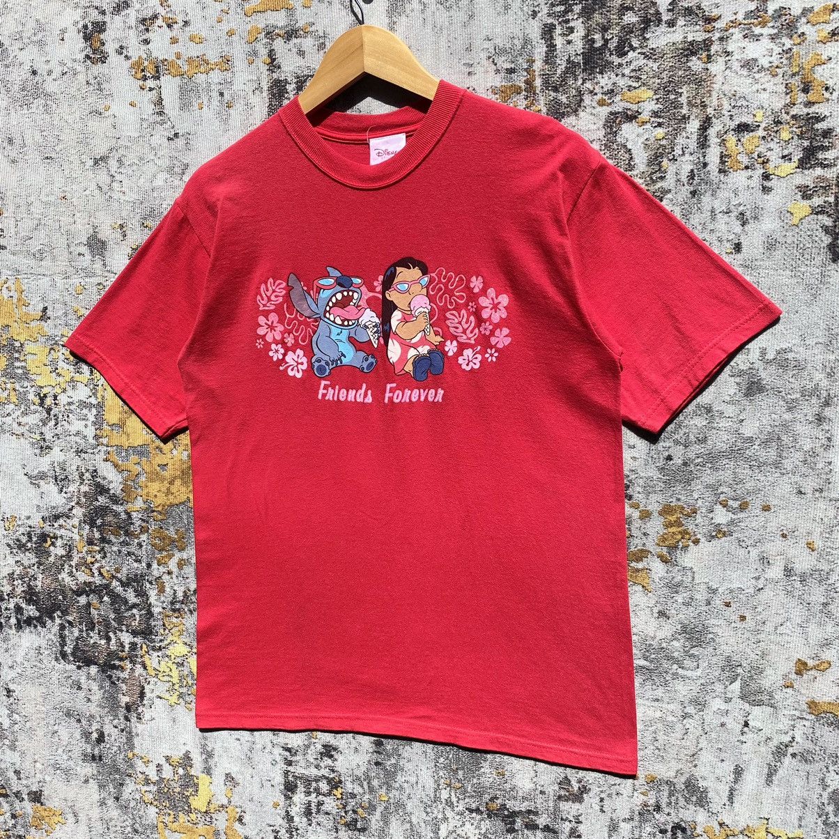 Disney 2000s Vintage lilo & Stich Disney Friends Forever Shirt Size US M / EU 48-50 / 2 - 3 Thumbnail