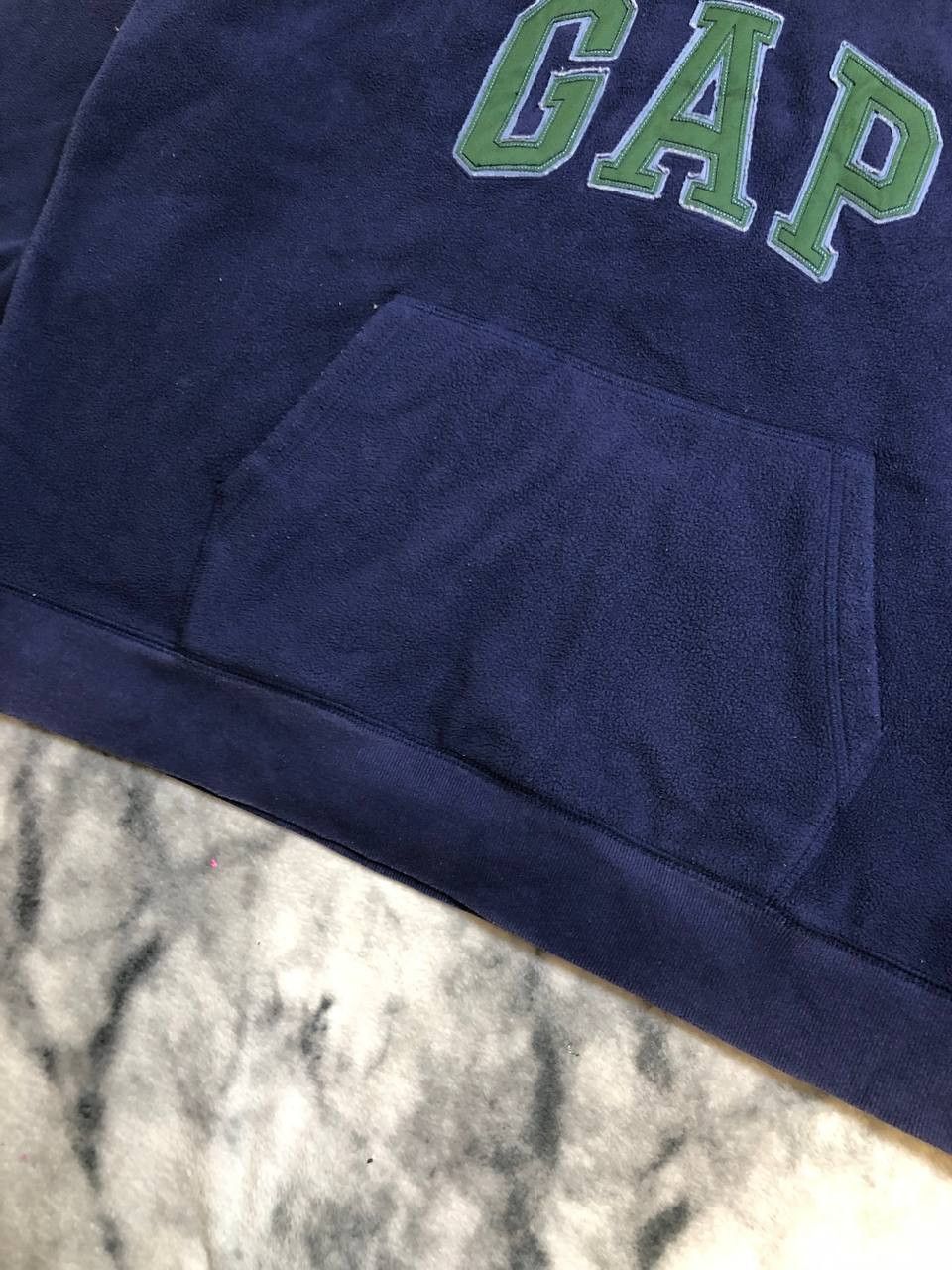 Gap Gap vintage spellout Blue Hoodie Size US XL / EU 56 / 4 - 5 Thumbnail