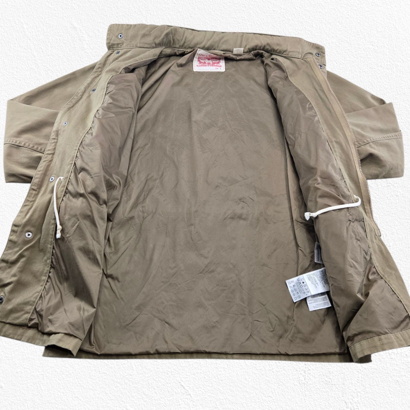 Levi's Levi’s Khaki Cotton Utility Field Jacket Safari Size Medium Size M / US 6-8 / IT 42-44 - 10 Thumbnail