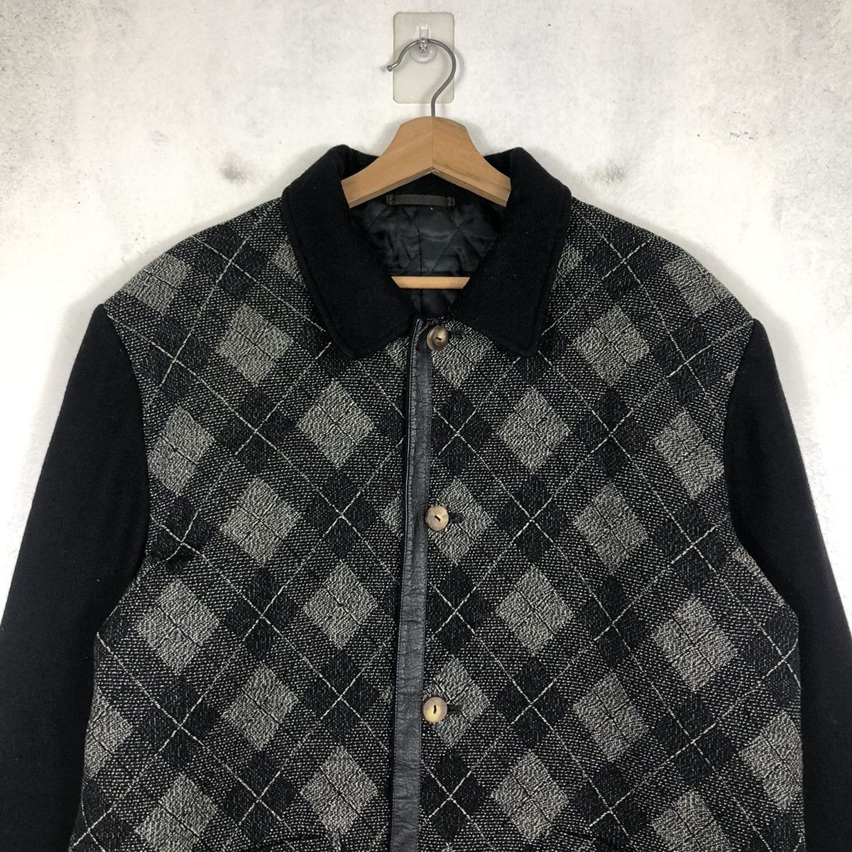 Japanese Brand 📌VINTAGE WORK WOOL JACKET LINEA FRESCA ISSEY MIYAKE Size US M / EU 48-50 / 2 - 5 Thumbnail