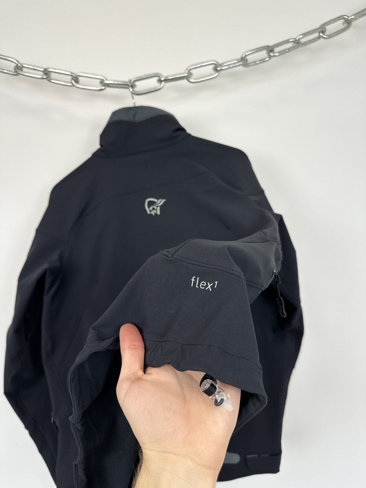 Norrona Vintage Norrona Svalbard Flex 1 Softshell Outdoor Jacket Size US XL / EU 56 / 4 - 5 Thumbnail