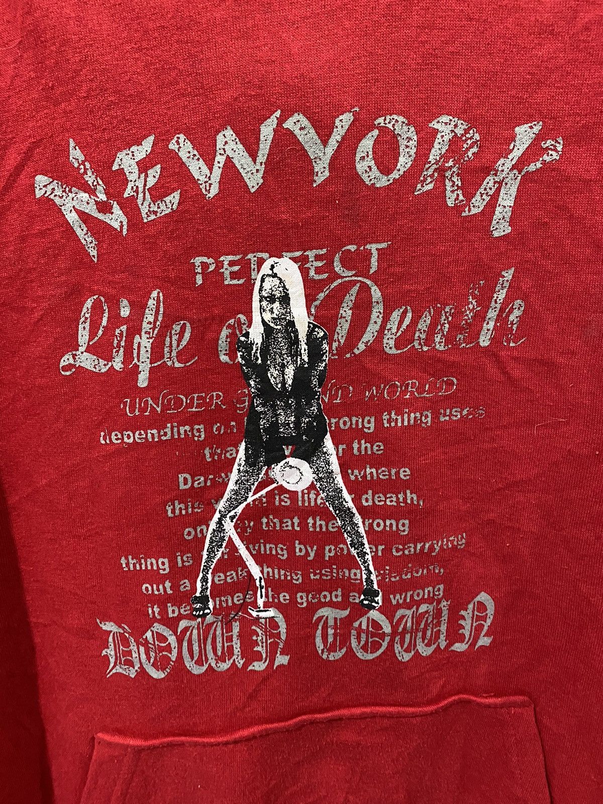 If Six Was Nine × Japanese Brand × Shellac 2000s New York Flight crew Punk Poem sex hoodie Size US XL / EU 56 / 4 - 3 Thumbnail