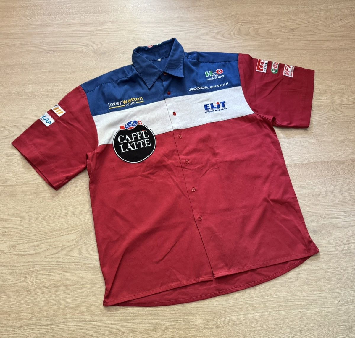 Vintage Vintage 90-00’s Racing y2k Honda Dunlop Marlboro Shirt Size US XL / EU 56 / 4 - 1 Thumbnail