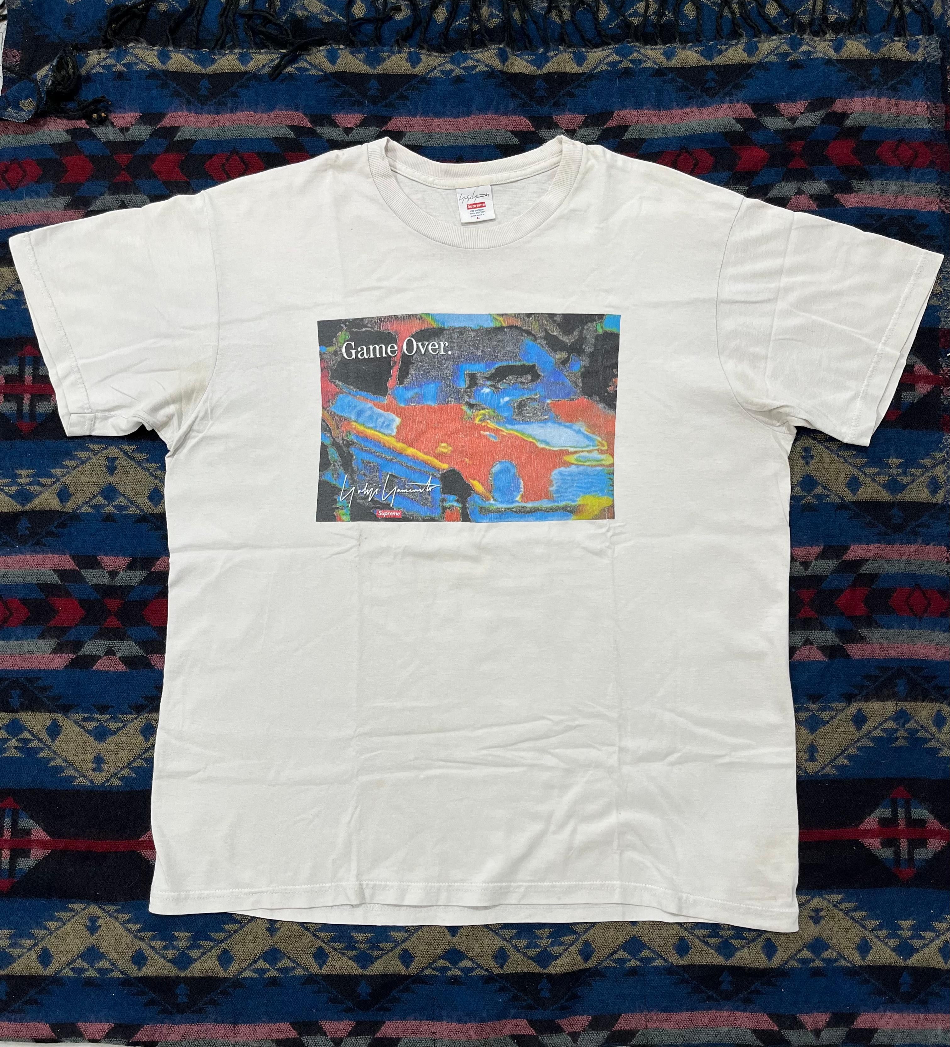 Supreme × Yohji Yamamoto Supreme x Yohji Yamamoto Game Over Tshirt Size US L / EU 52-54 / 3 - 1 Thumbnail
