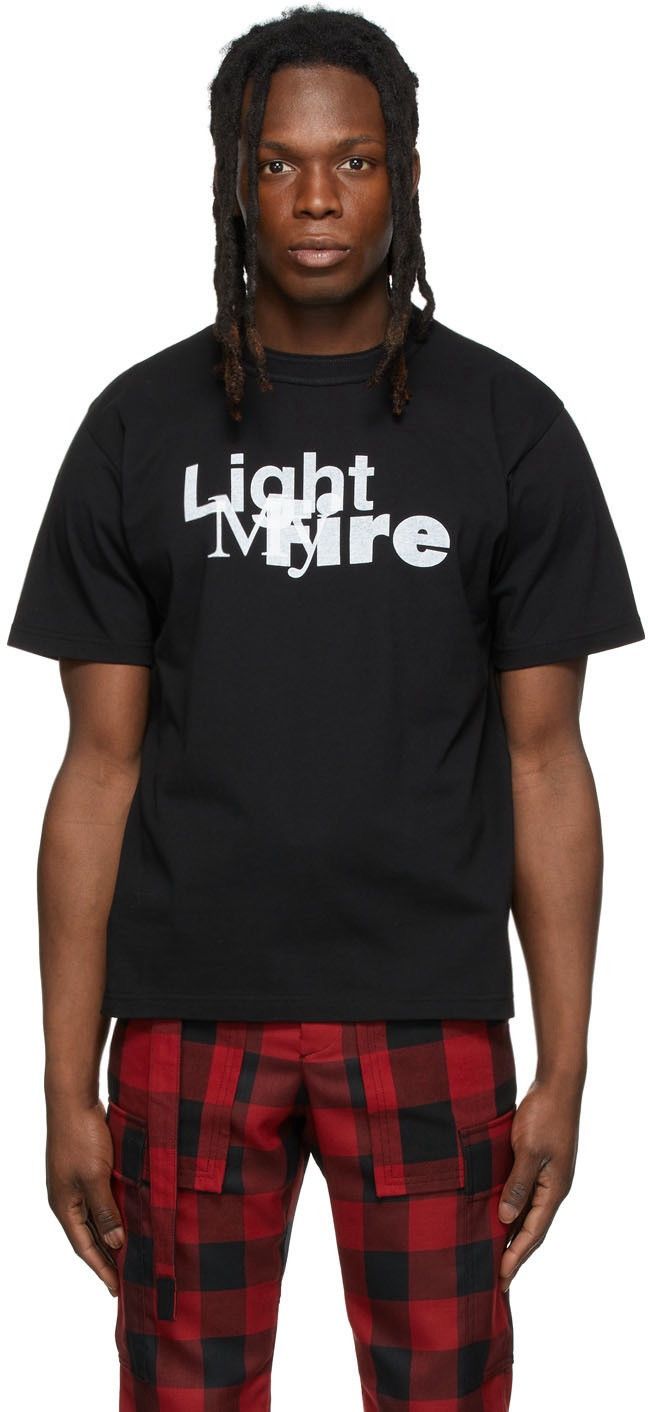 Sacai New Sacai Light My Fire Limited Edition T-Shirt Size 2 or M Size US M / EU 48-50 / 2 - 1 Thumbnail