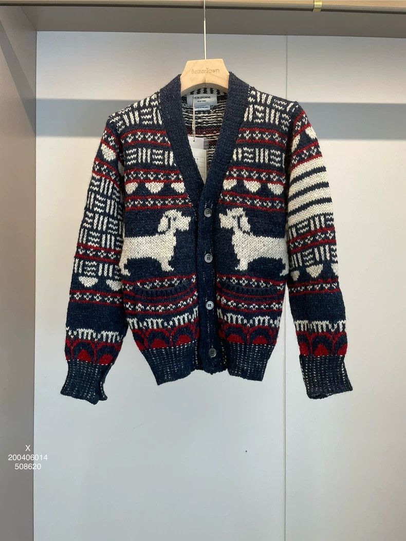 Thom Browne A floral wool sweater