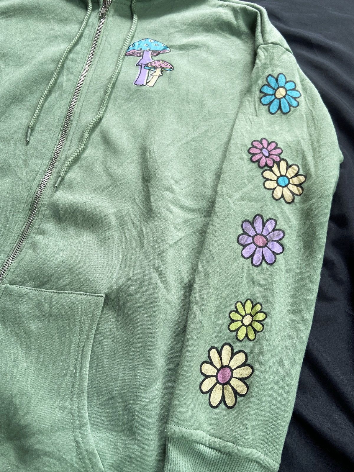 Beauty Beast HAVE A NICE TRIP FLOWERS ZIP HOODIE Size US M / EU 48-50 / 2 - 6 Thumbnail