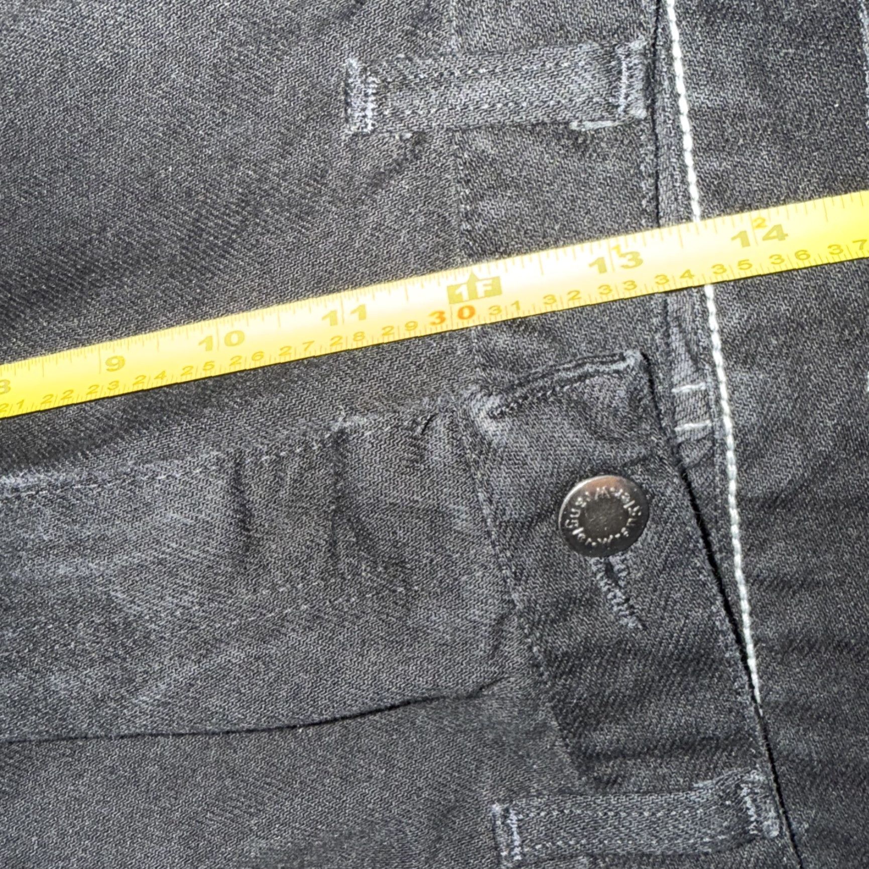 Wrangler VINTAGE Wrangler Jeans Men's Relaxed Fit Straight Leg Black Denim 40 32 EUC Size US 40 / EU 56 - 6 Thumbnail