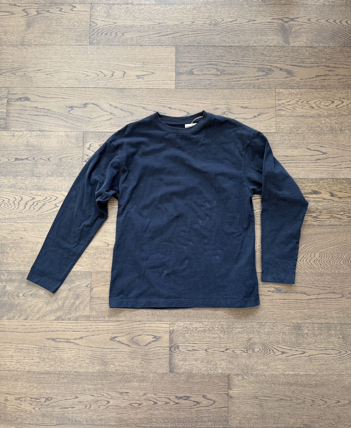 Muji MUJI Japan Mens Brushed Jersey Africa Cotton Navy T Shirt Size US S / EU 44-46 / 1 - 8 Thumbnail