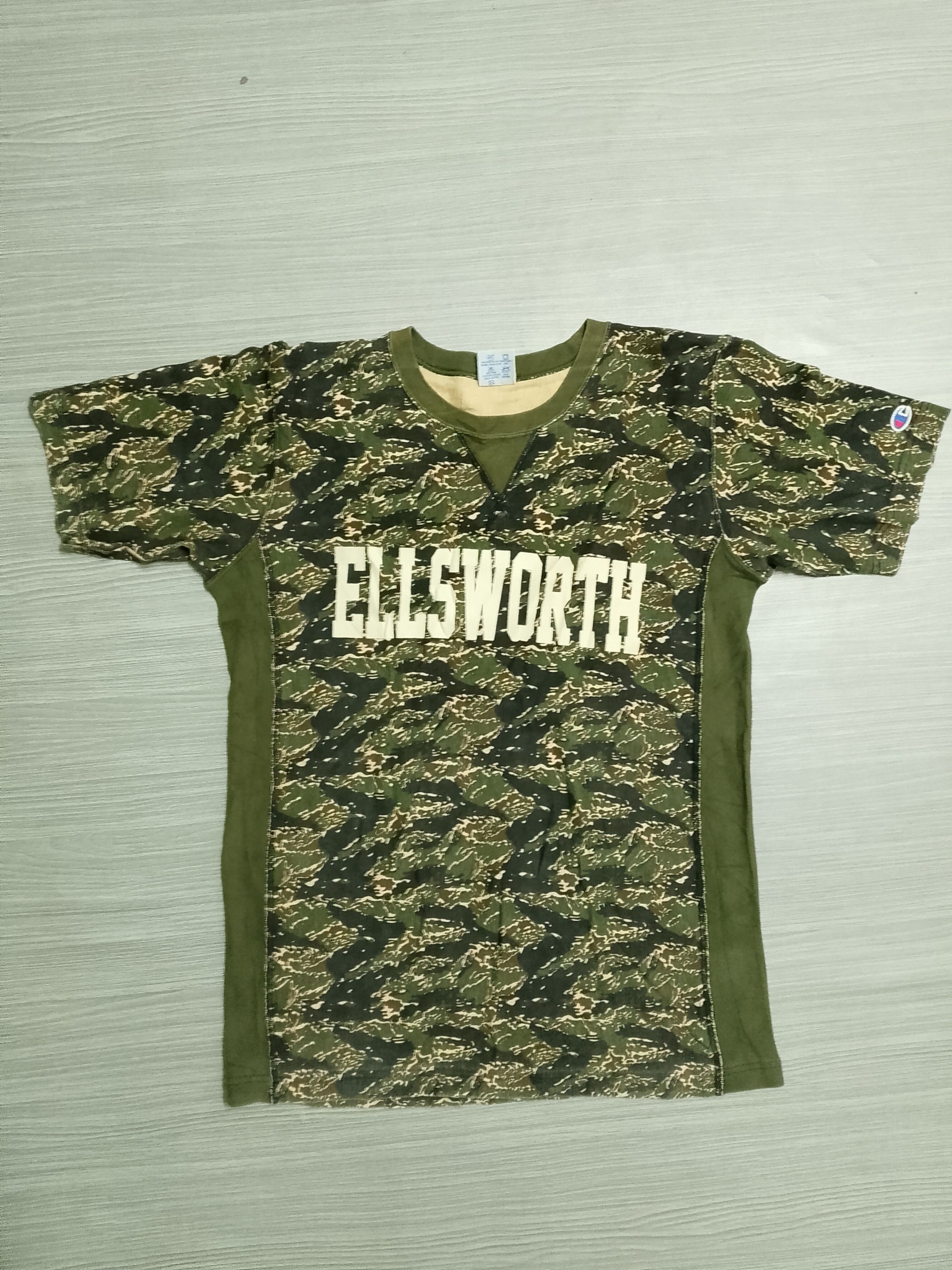 Champion x Ellsworth tiger stripe tee