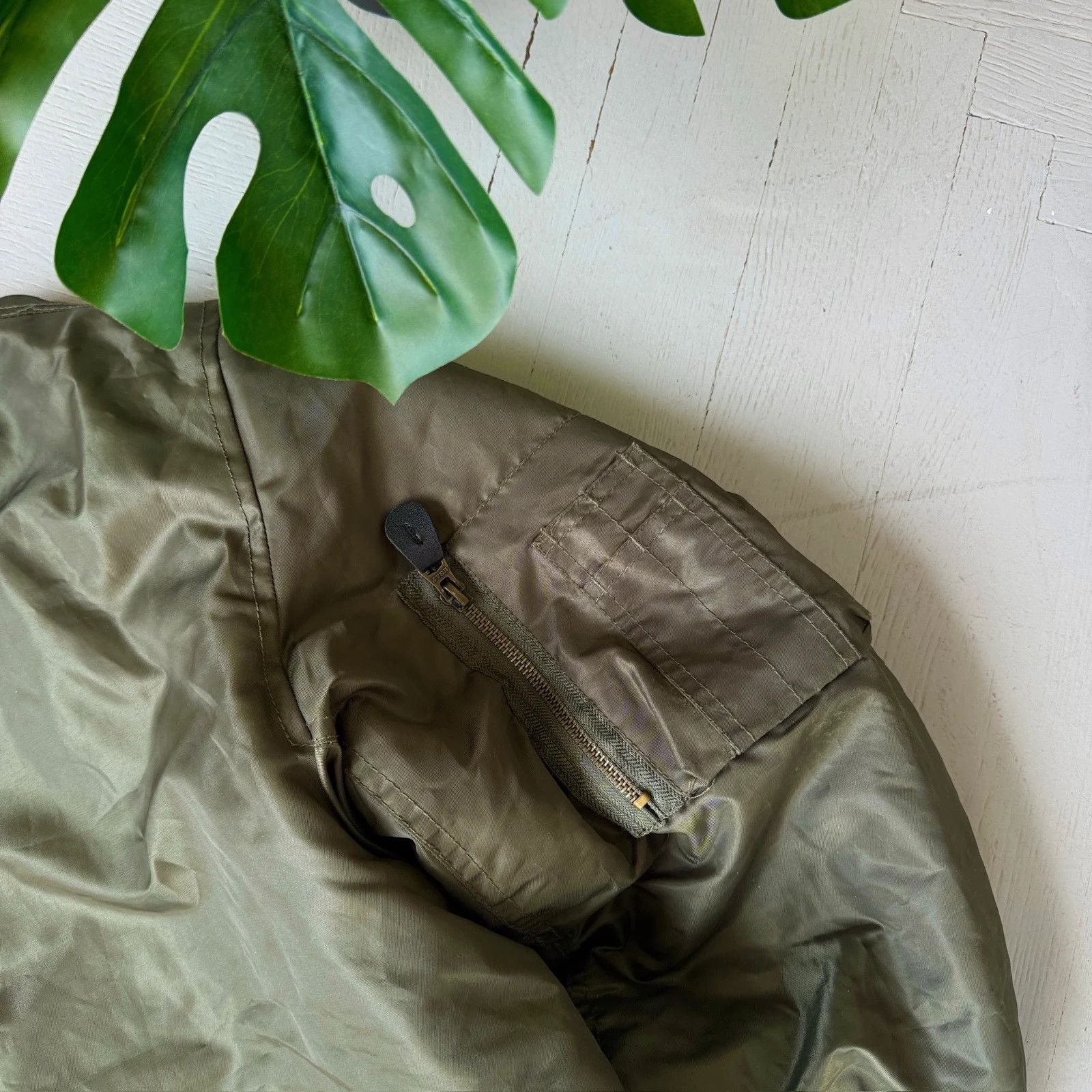 Vintage Vintage MA 1 Pilot Nylon Bomber Jacket Size US S / EU 44-46 / 1 - 5 Thumbnail