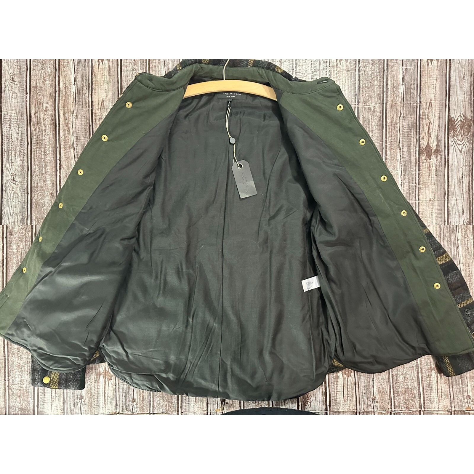 Rag & Bone Rag & Bone Cooper Wool blend quilted striped Shirt Jacket NW Size US L / EU 52-54 / 3 - 2 Thumbnail
