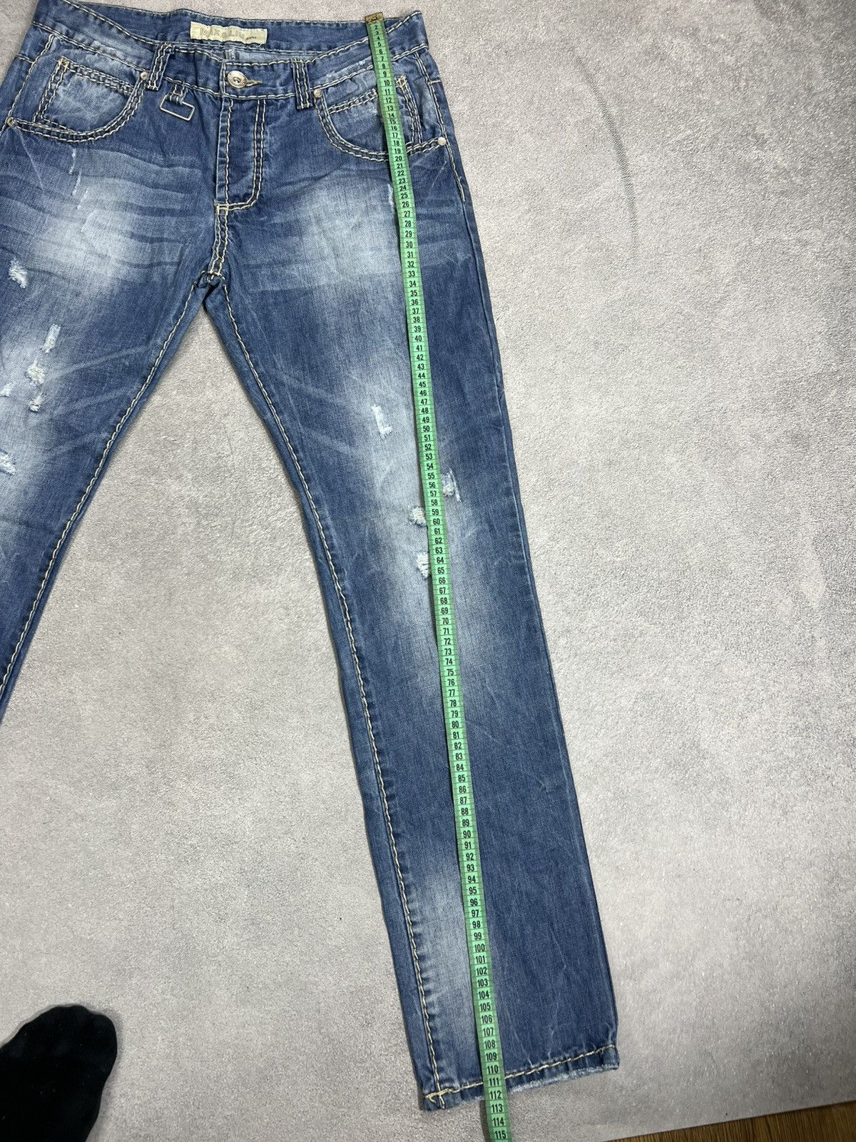 True Religion VTG True Religion Type! Balenci Distressed Washed Y2K Jeans Size US 32 / EU 48 - 8 Thumbnail