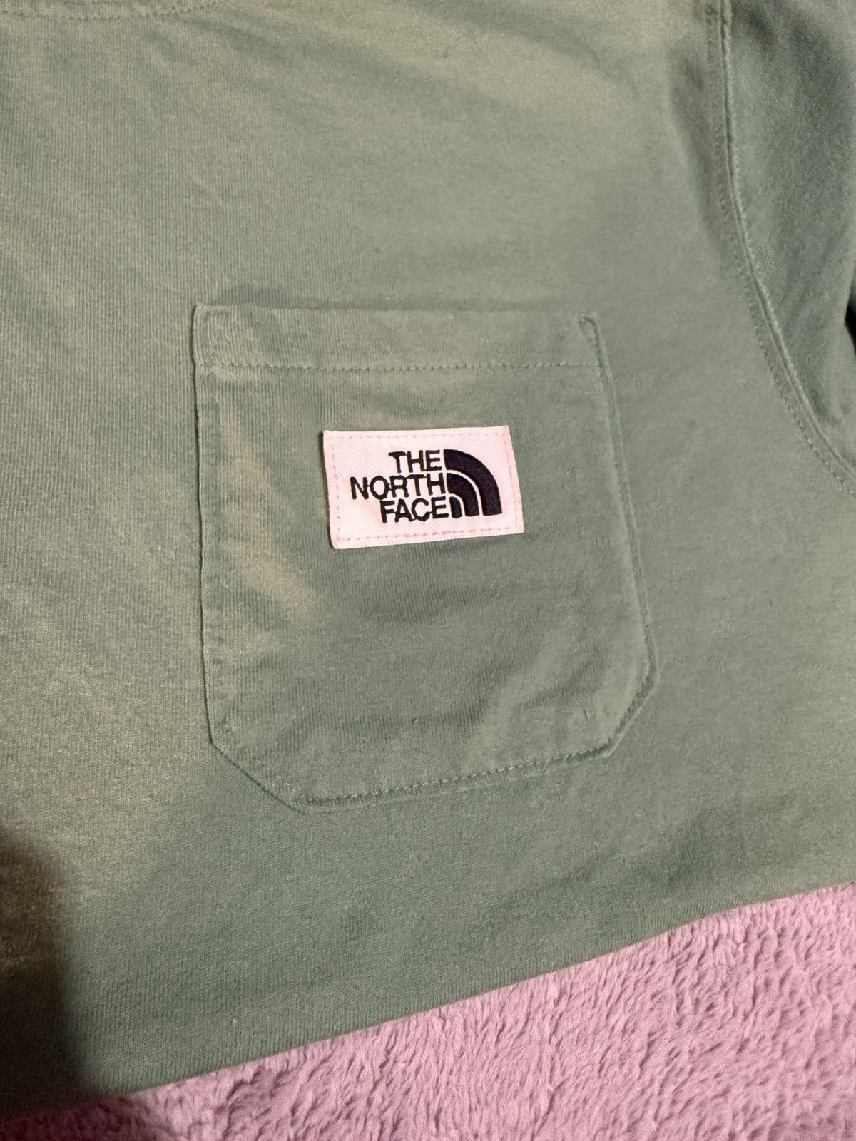 The North Face Dark green pocket stitch Northface tee Size US L / EU 52-54 / 3 - 1 Thumbnail